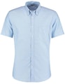 Overhemd Korte mouw Slim Fit Kustom Kit KK183 light blue
